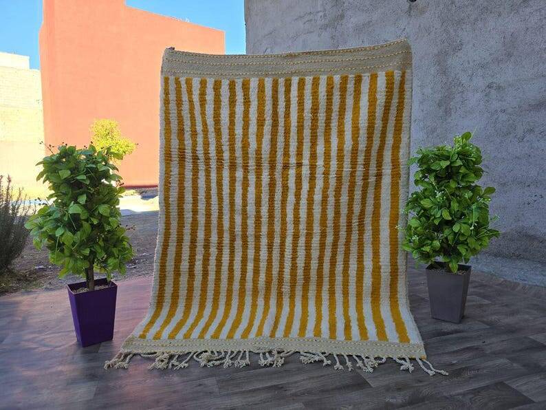 Natural pure wool rug