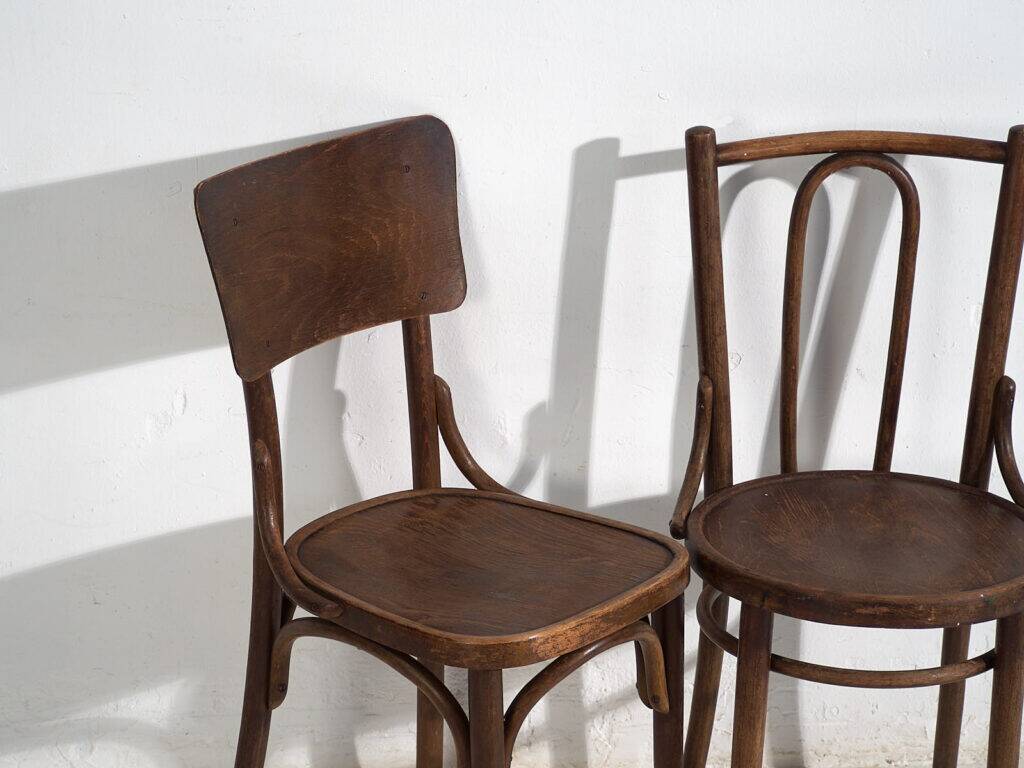 Antique dining chairs (c.1920). Set of 6 pieces no.3