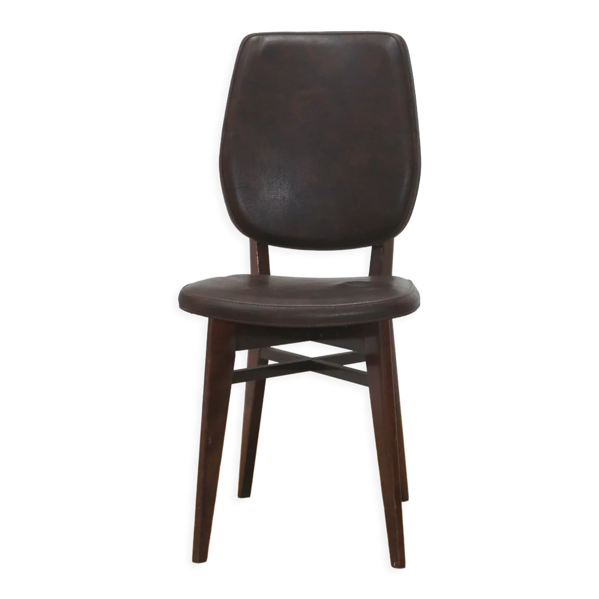 Chaise vintage en cuir