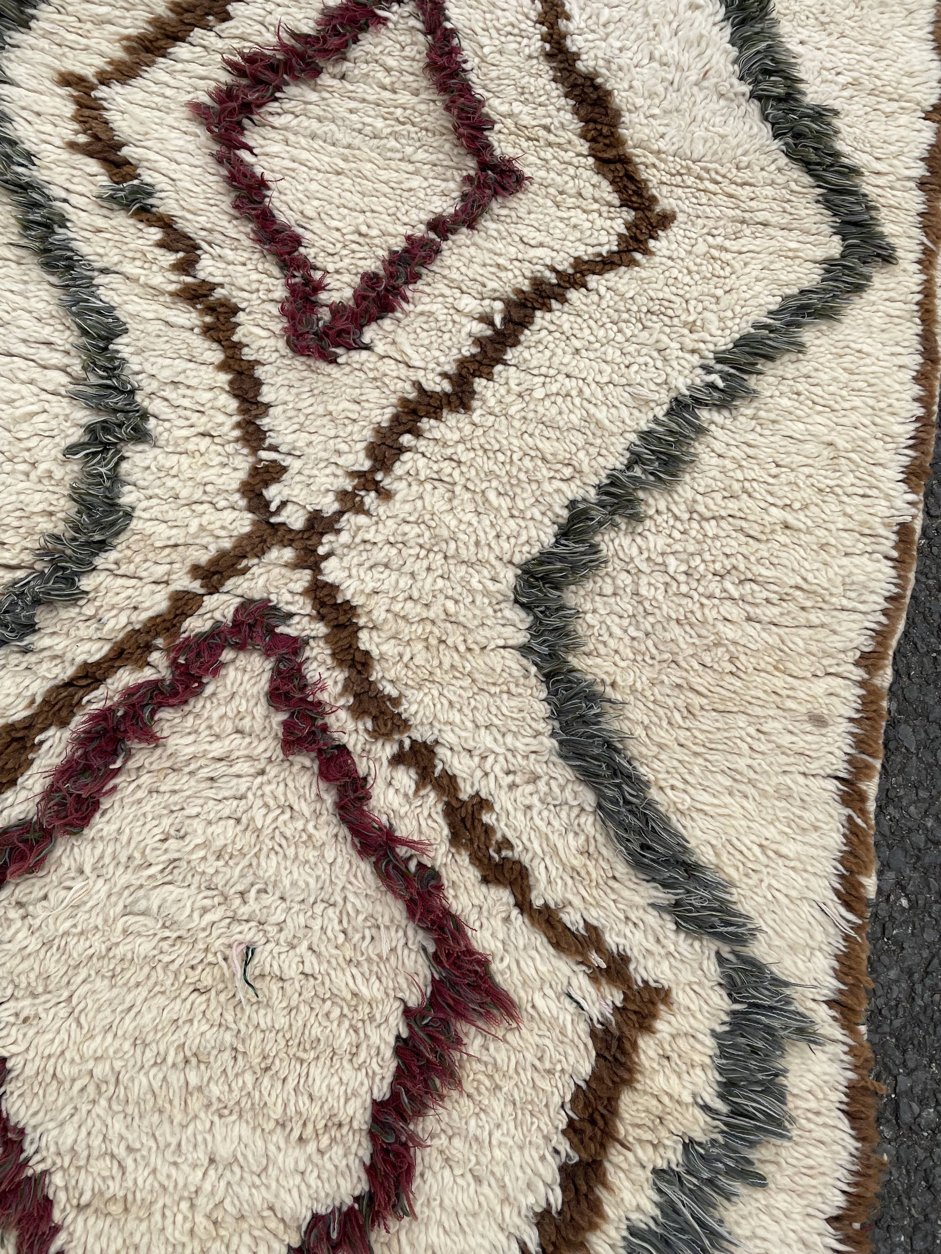 Berber carpet Beni Ouarain 70x170 cm