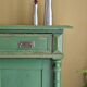 Antique cabinet in fir with green patina Metsä | Hector