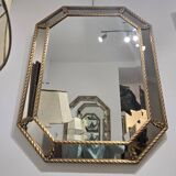 Miroir a parclose doré vintage