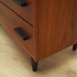 Teak chest of drawers, Danish design, 1980s, production: Denmark