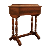 Table d'appoint en bois ancienne