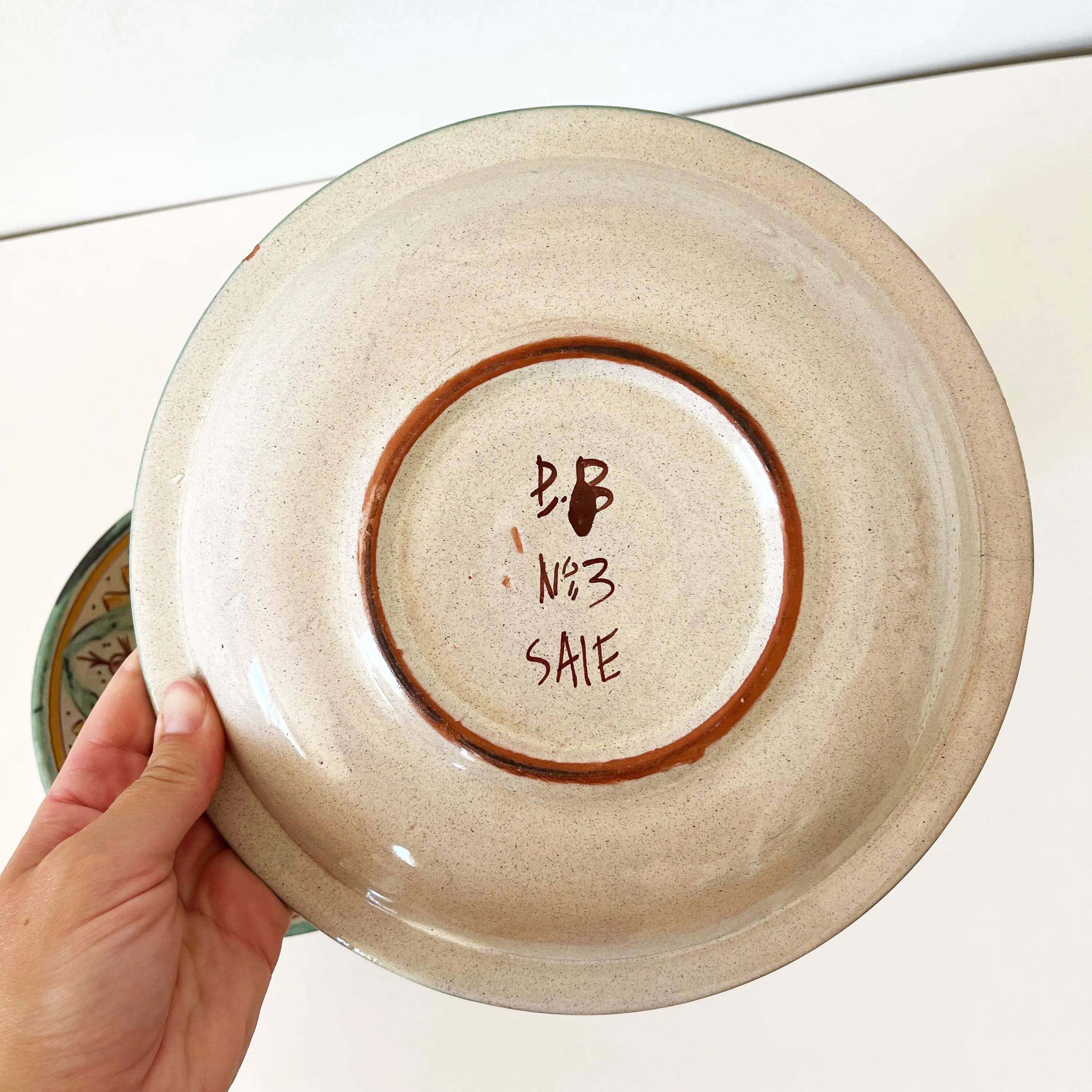 Vintage decorative ceramic dish set