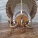 Brass lantern small chain pendant vintage entrance 1950