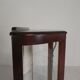 English Art Deco display cabinet on ornate legs, 1930s