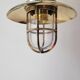 Marine suspension in brass and glass