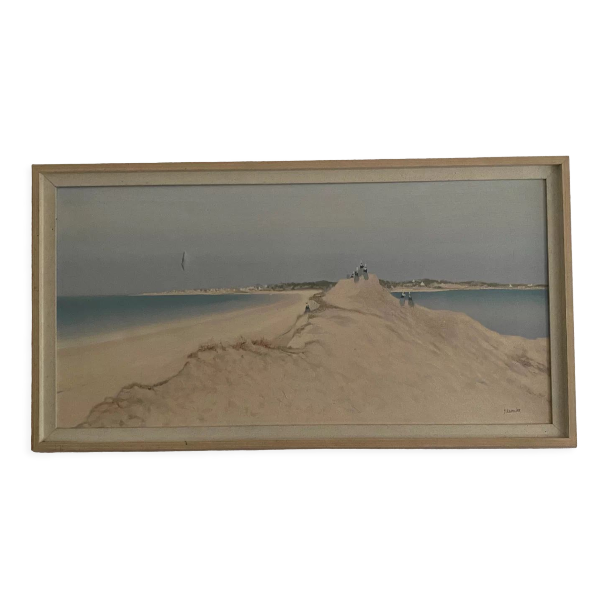 Oil on canvas Breton beach