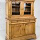 Buffet vaisselier 2 corps en pin du début du siècle
