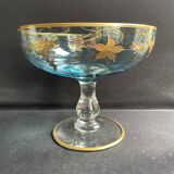 Large crystal bowl signed De Wan - Verrerie de Torino