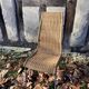 Vintage 1980 Ikea chair in rattan and aluminum