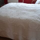 White crochet bedspread