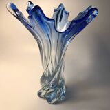 Italian Murano swirl vase