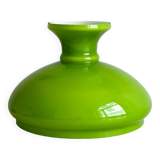 Vintage green opaline glass lampshade