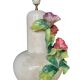 Lampe Chaumette en Barbotine motifs fleurs