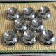Vintage stainless steel ice cream cups