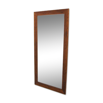 Miroir scandinave en palissandre, Nygeverken, Nyköping, Suède, 1960, 134x65cm