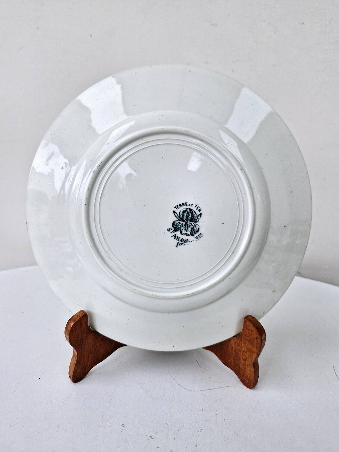 Old Iron Earth Flat Plate Saint Amand Amandinoise Lily Model