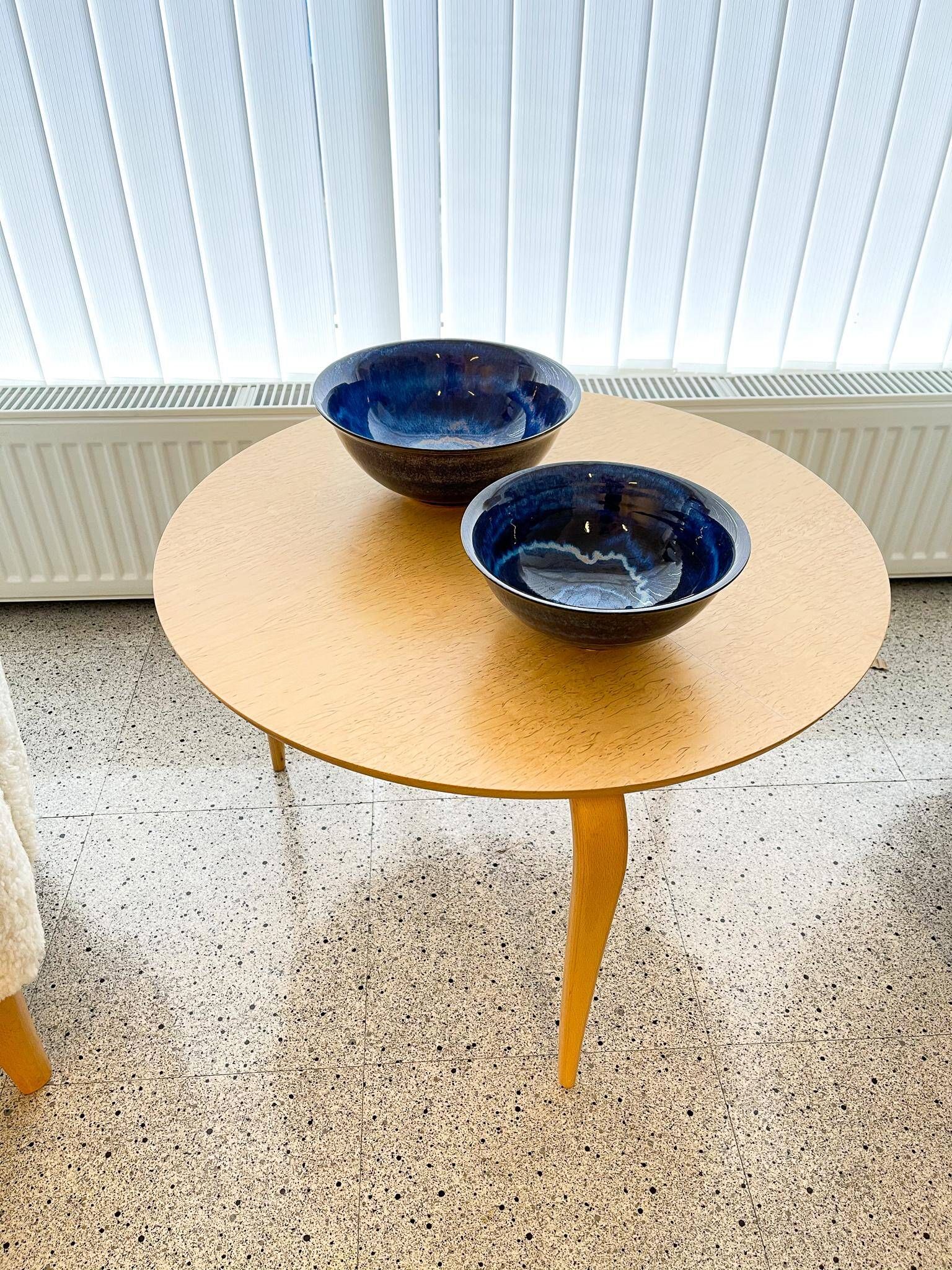Bol en céramique scandinave moderniste de Carl-Harry Stålhane Design Huset, Suède