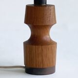 Vintage 1960s Luxus Carved Wood Lamp