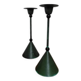 Pair of candlesticks, Memphis style