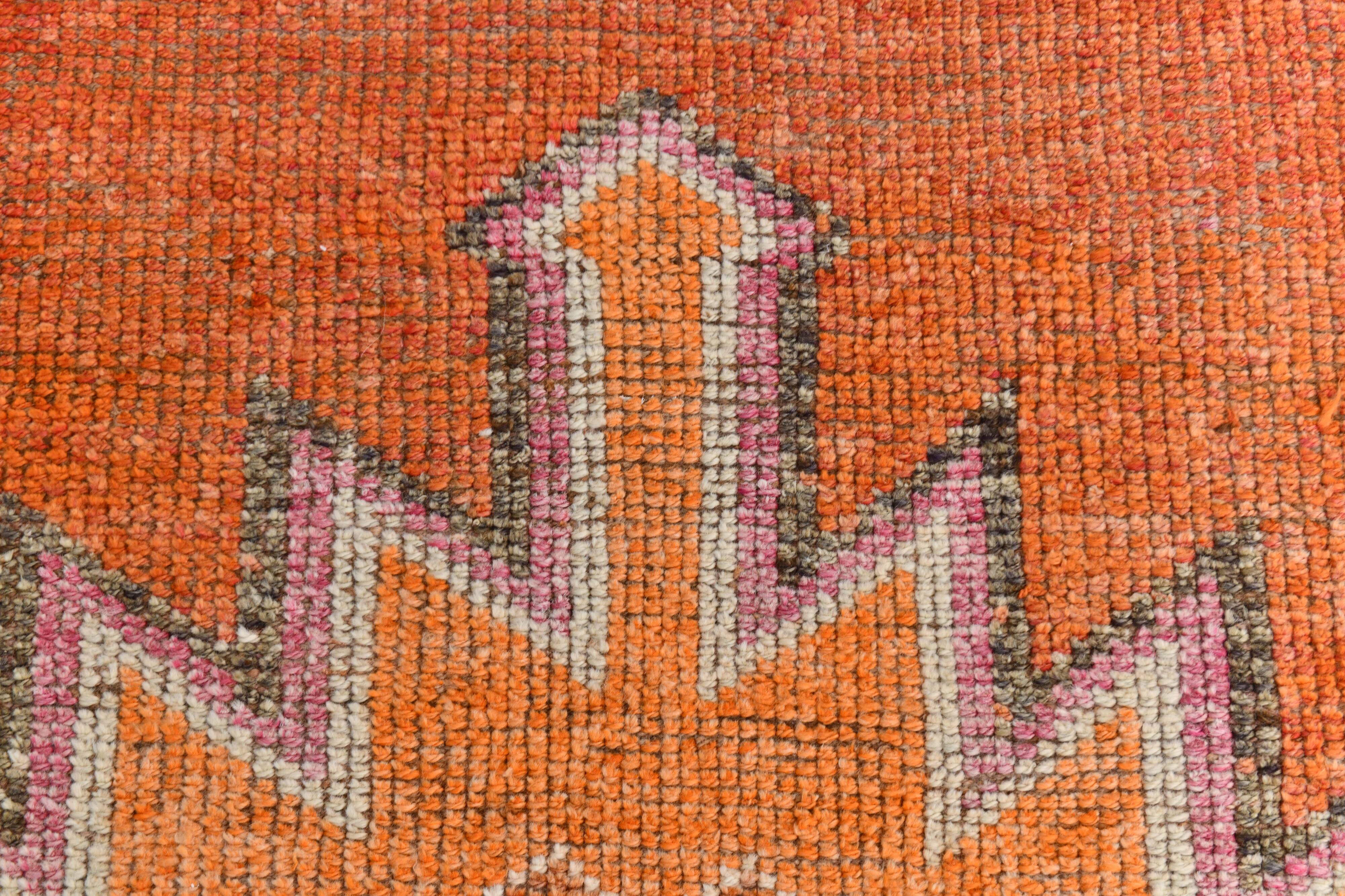 3x12 Rug For Hallway Vintage Runner Rug, 101x380Cm