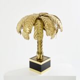 Lampe palmier laiton Christian Techoueyres pour Maison Jansen 1970s