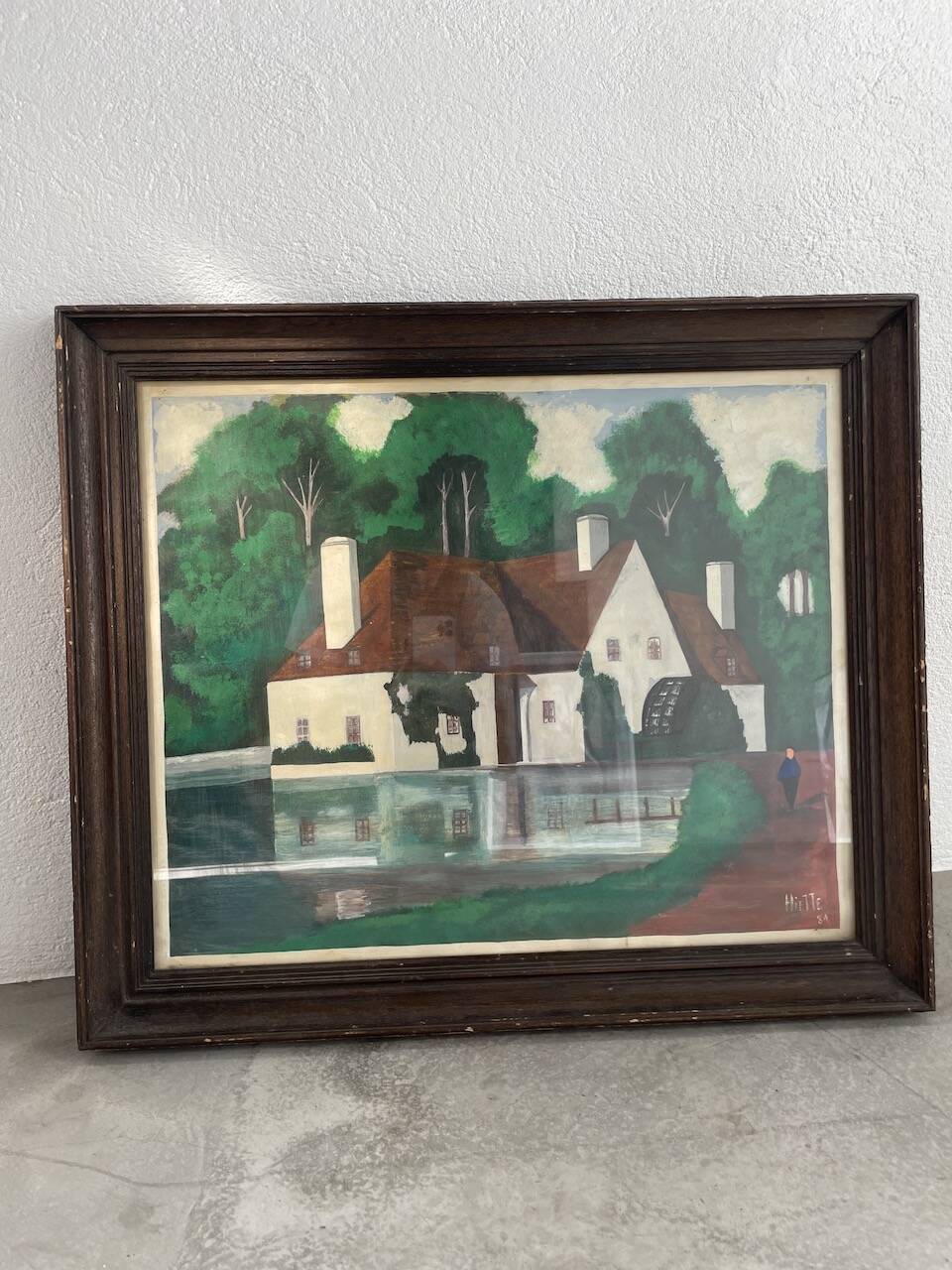 Framed oil “mill” 1981
