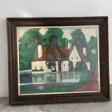 Framed oil “mill” 1981