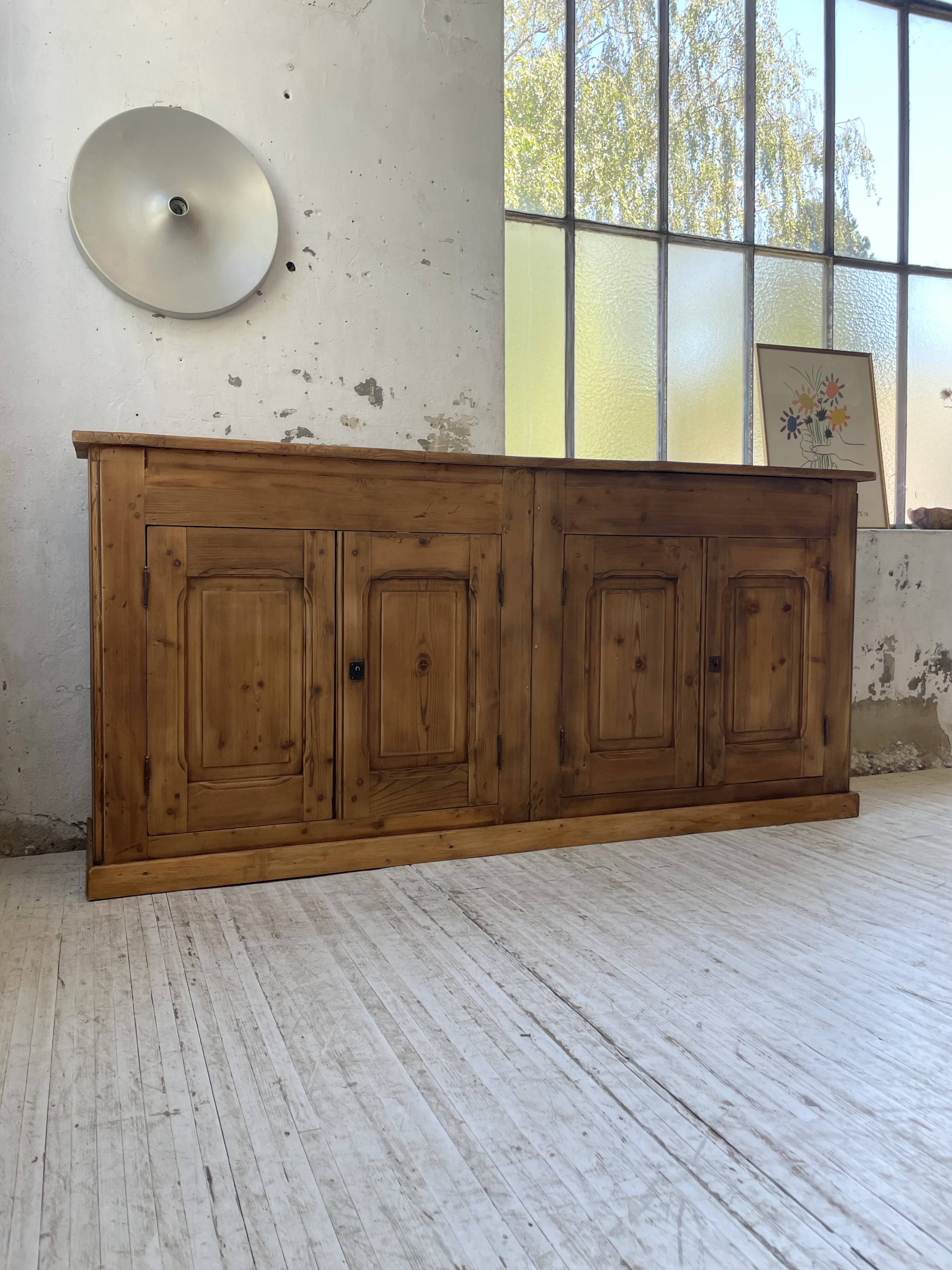 2m pine craft furniture sideboard