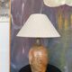 Lampe grès émaillé vintage années 60