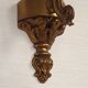 Pair Of Elegant Vintage French Traditional Style Bronze Single Wall Lights