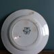 Saint-Amand ironstone dinner plate with anemone green decoration