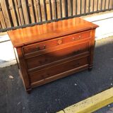 Roche Bobois chest of drawers in solid patinated wood