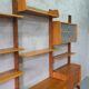 Mid-Century Modular Teak Free-Standing Wall Unit with Desk by John Texmon for Blindheim Mobelfabrik,