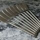 Series 9 fish knives "Futura" in 18/10 stainless steel