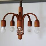 Teak pendant lamp by Domus, 1970s
