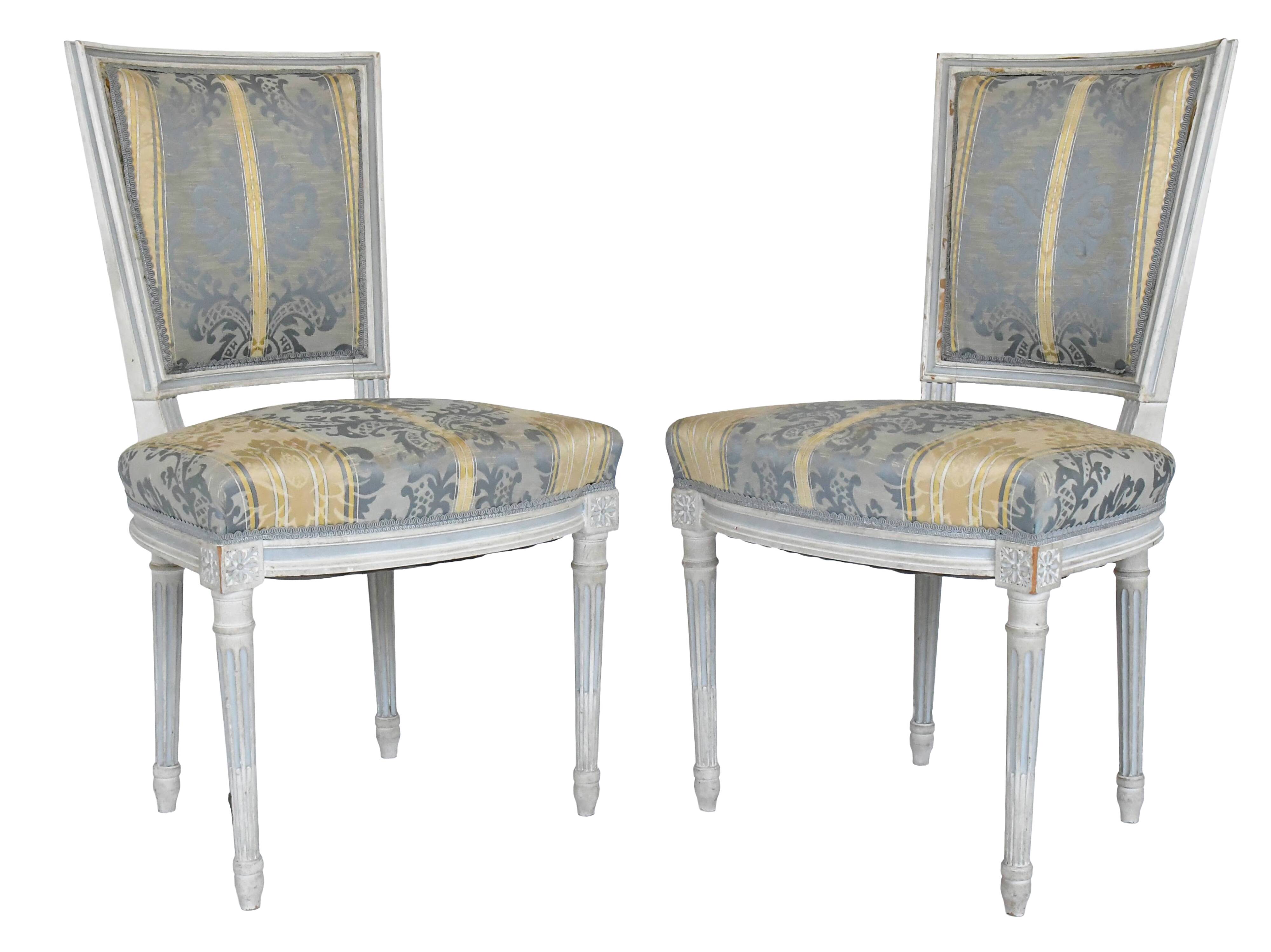 Set of 4 Louis XVI style chairs