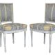 Set of 4 Louis XVI style chairs
