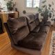 Albany canapé by Ligne Roset attributed to Michel Ducaroy – bison velvet – 1976