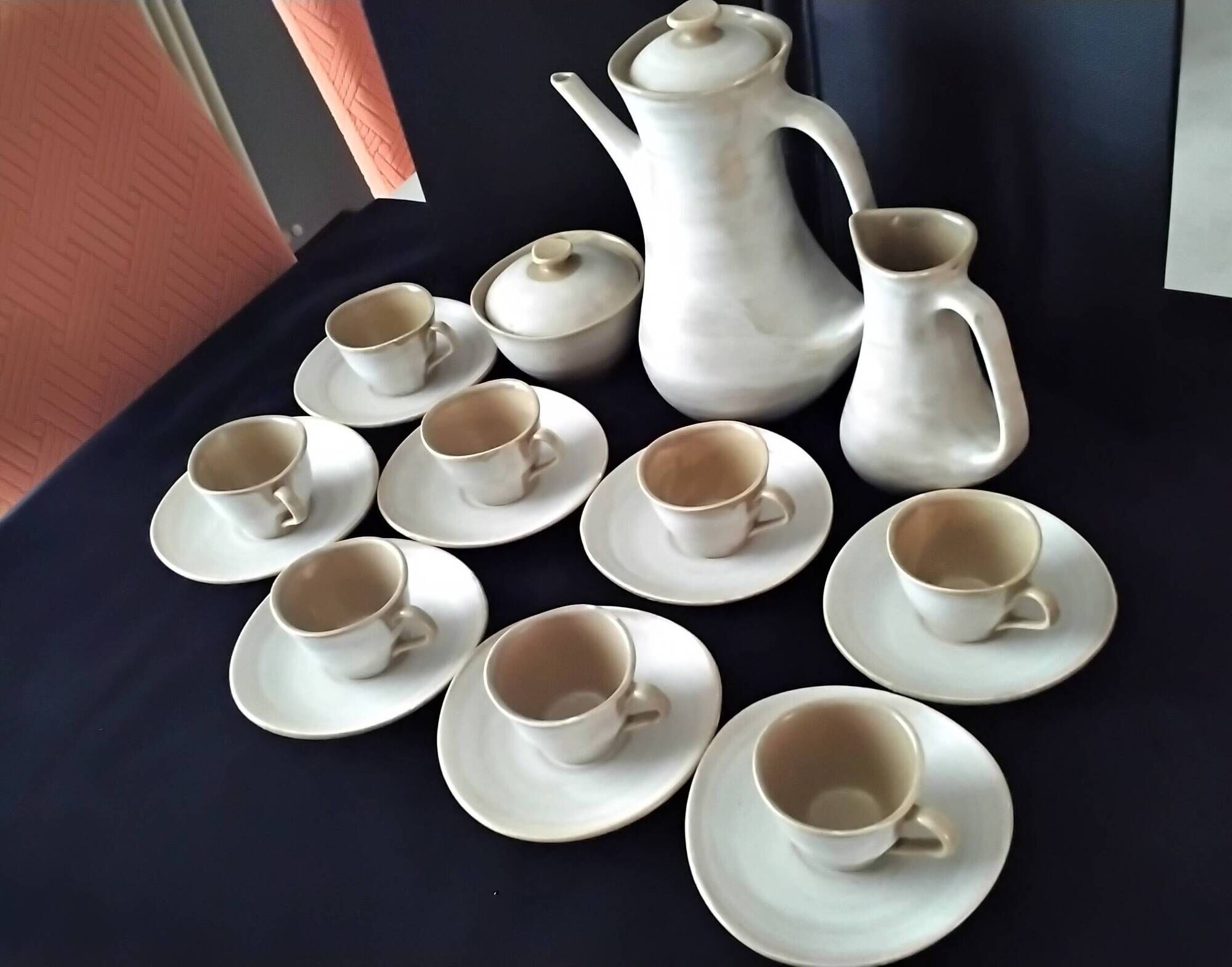 Niderviller stoneware coffee service Model Pierre
