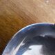 Small Ercuis ladle with silver-plated metal pouring spout