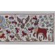 Hand knotted rug, vintage turkish rug 51x187 cm