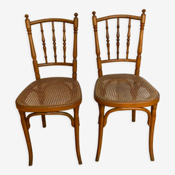 Paire de chaises bistrot