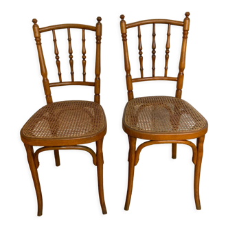 Paire de chaises bistrot