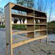 Industrial shelving unit rack shoe cabinet riveted