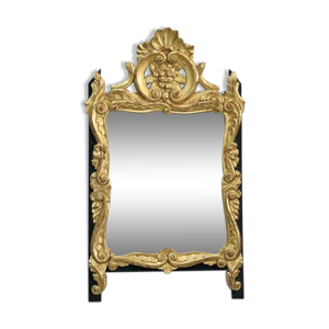 miroir en bois doré,