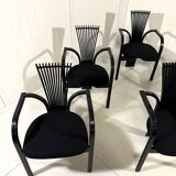 6 Totem chairs by Torstein Nilsen for Westnofa Norway