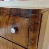 Art deco chest of drawers varnished 1920